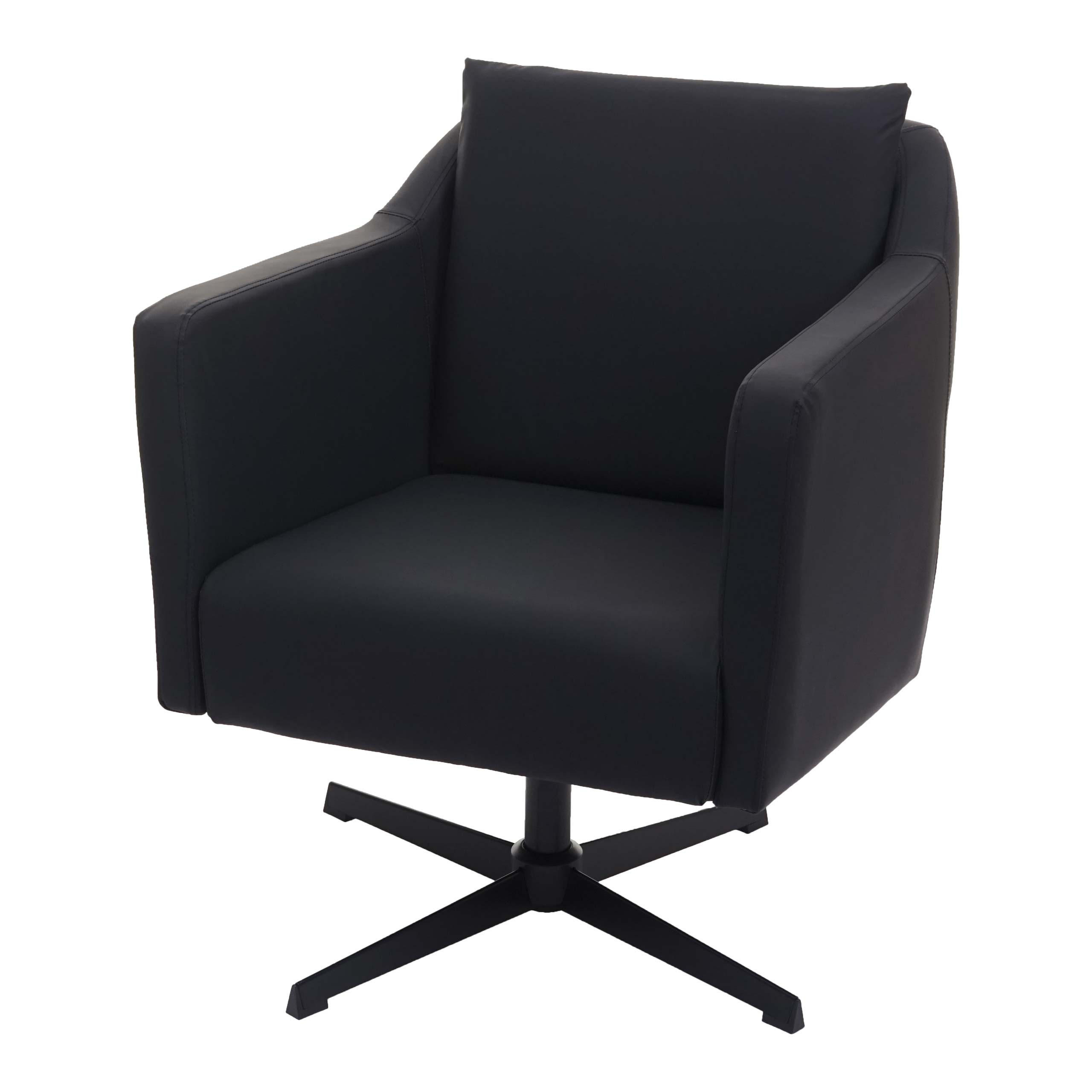 RELAXSESSEL H93B Schwarz - Schwarz, Textil (72/87/85cm) - MCW