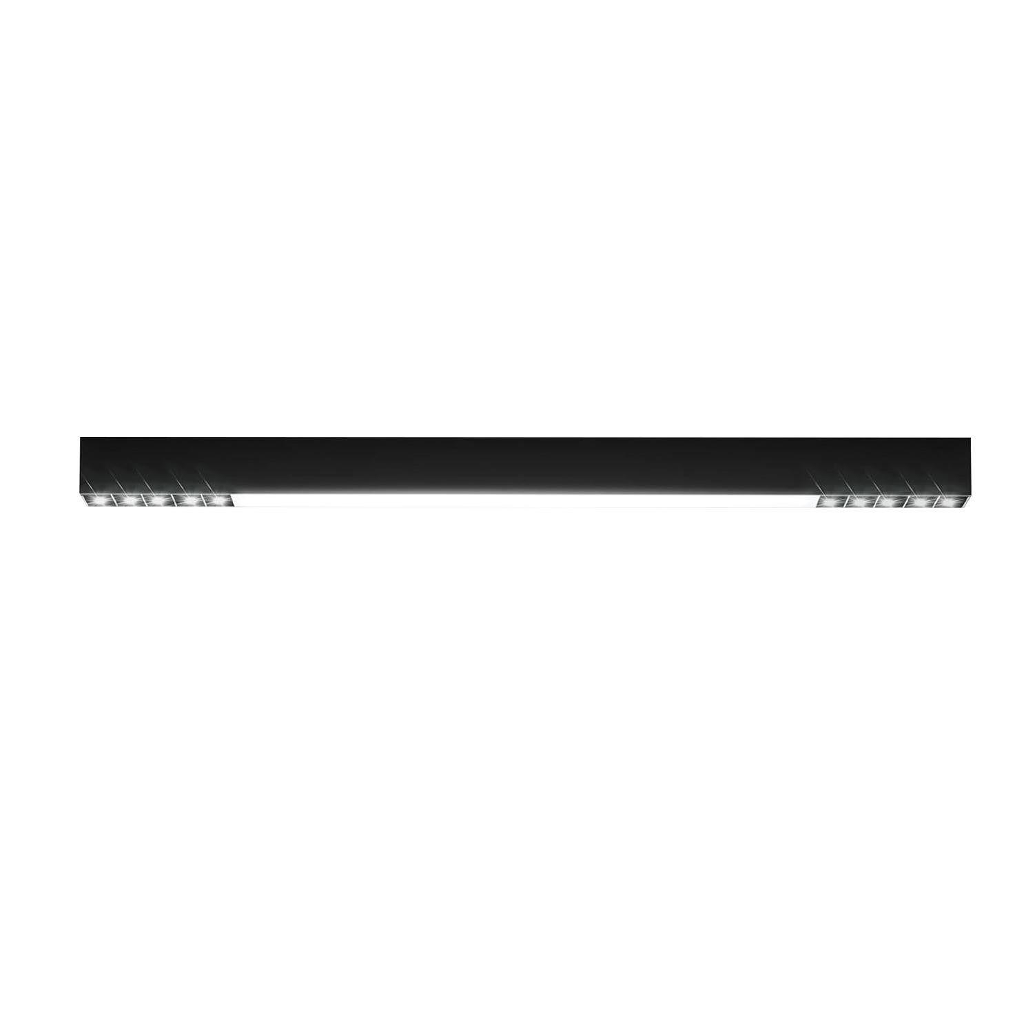ZMH Led-Deckenleuchte Schwarz 5.2x3.3x80 cm