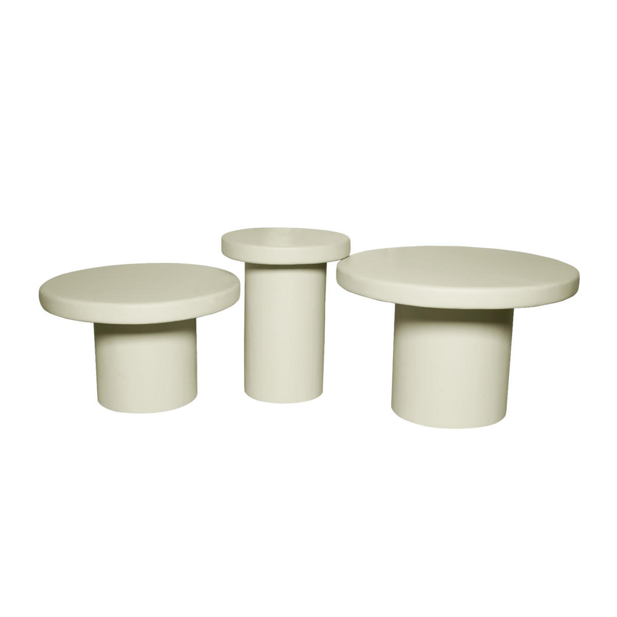 COUCHTISCH Inka Mangoholz 70 cm / 70 cm Sand - Sandfarben, Holz (70/70/45cm)