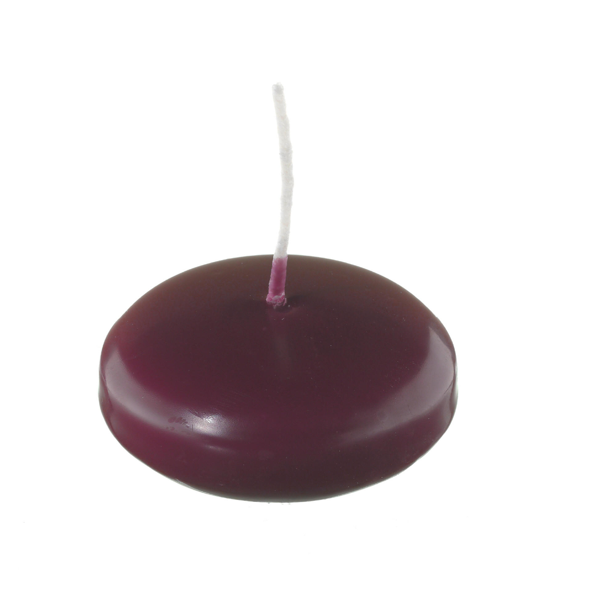 SCHWIMMKERZEN Bordeaux 55 x Ø 80 mm, 8 Stück - Bordeaux, Paraffin (8/5.5/5.5cm) - Kopschitz Kerzen