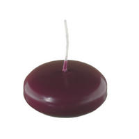 SCHWIMMKERZEN Bordeaux 55 x Ø 80 mm, 8 Stück - Bordeaux, Paraffin (8/5.5/5.5cm) - Kopschitz Kerzen