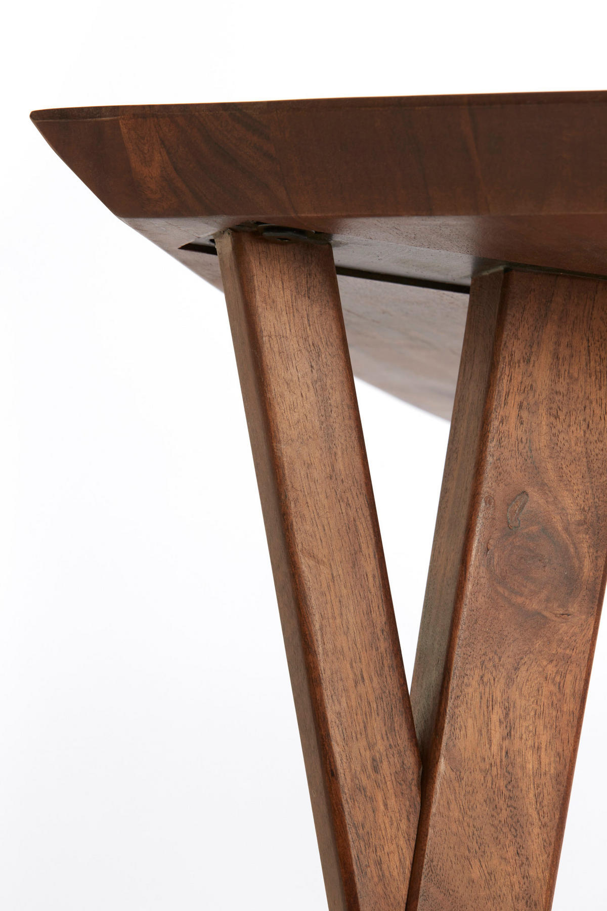ESSTISCH Quenza Braun 85/85/78 cm - Dunkelbraun, Holz (85/85/78cm) - Light & Living