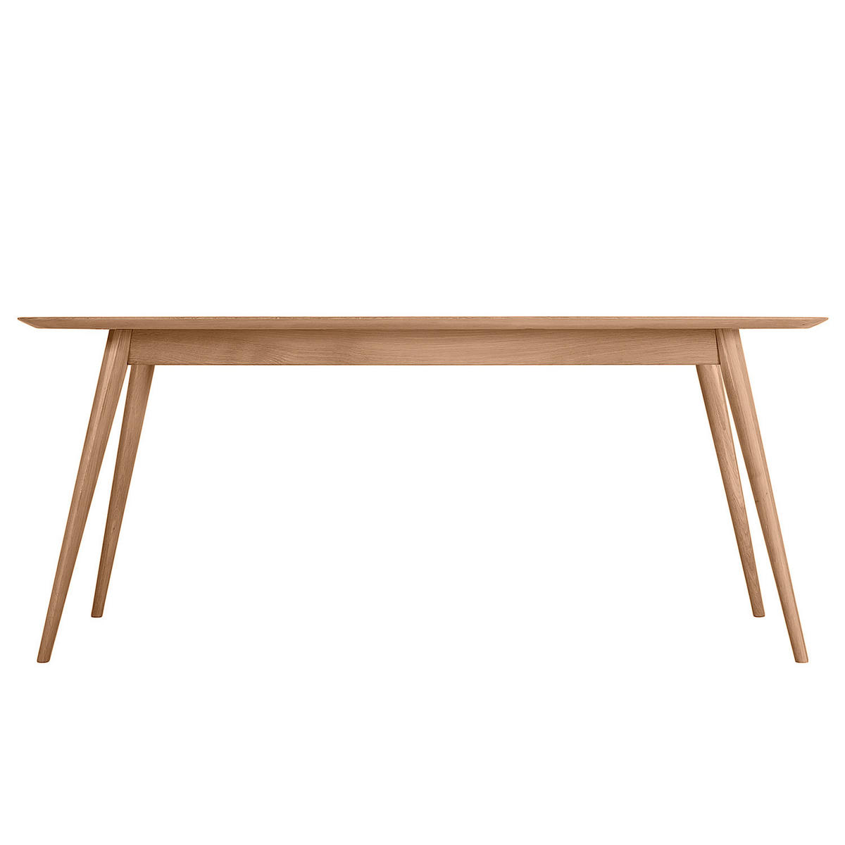 ESSTISCH - Massivholz - Eichefarben, Holz (90/180/75cm) - home24