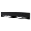 TV-LOWBOARD A180 MDF mit RGB LED Beleuchtung - Alufarben/Graphitfarben, Holzwerkstoff/Kunststoff (180/30/33cm) - MIRJAN24