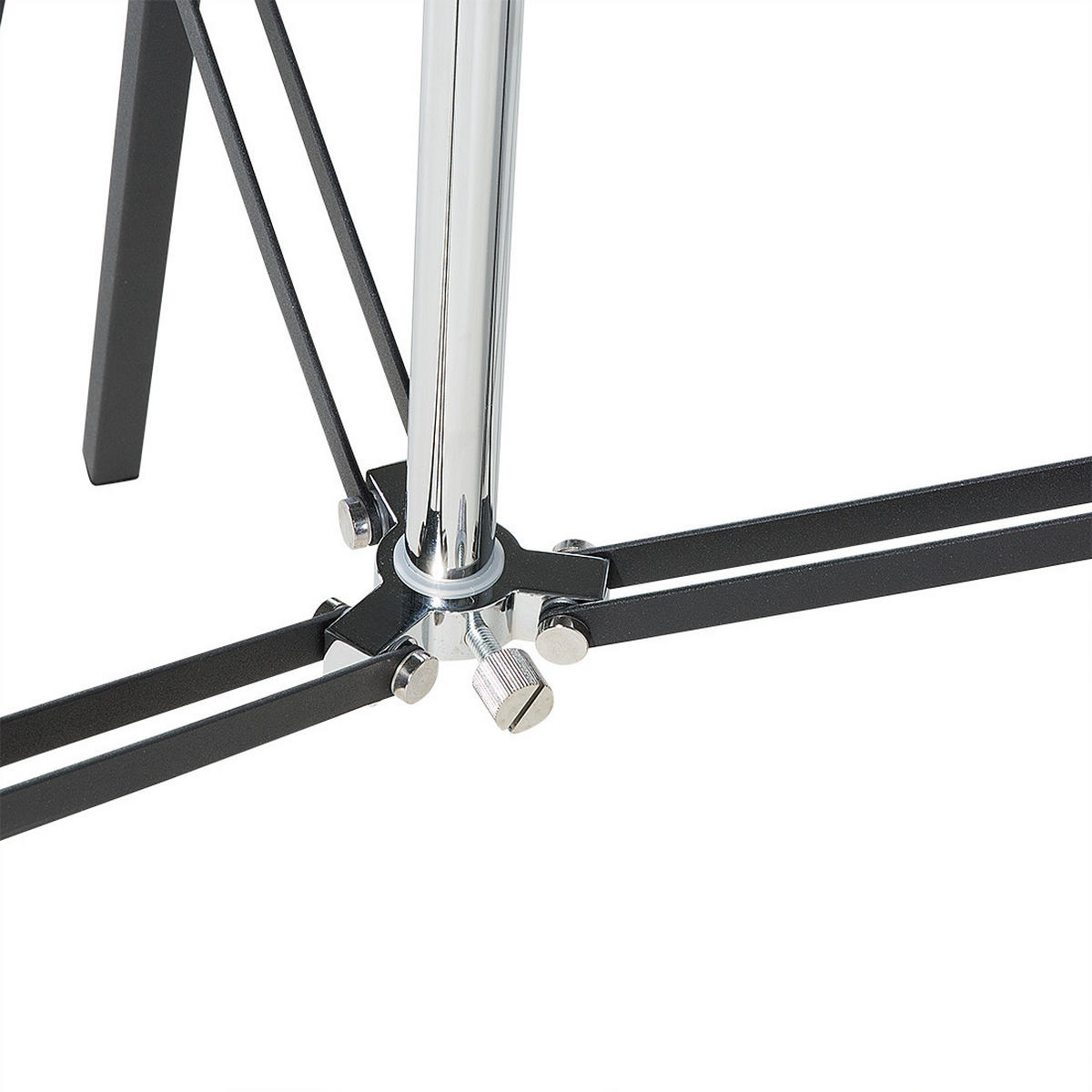 STEHLAMPE Thames 53/53/165 cm - Schwarz, Metall (53/53/165cm) - Beliani