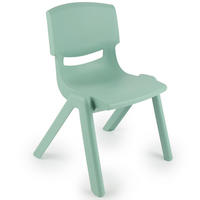KINDERSTUHL ab 1 jahr bis 80 kg belastbar stapelbar drinnen draußen gartenstuhl kinder-stuhl kinderzimmer klappstuhl - Grün, Kunststoff (34/51.5/36cm) - Bieco Spielwaren