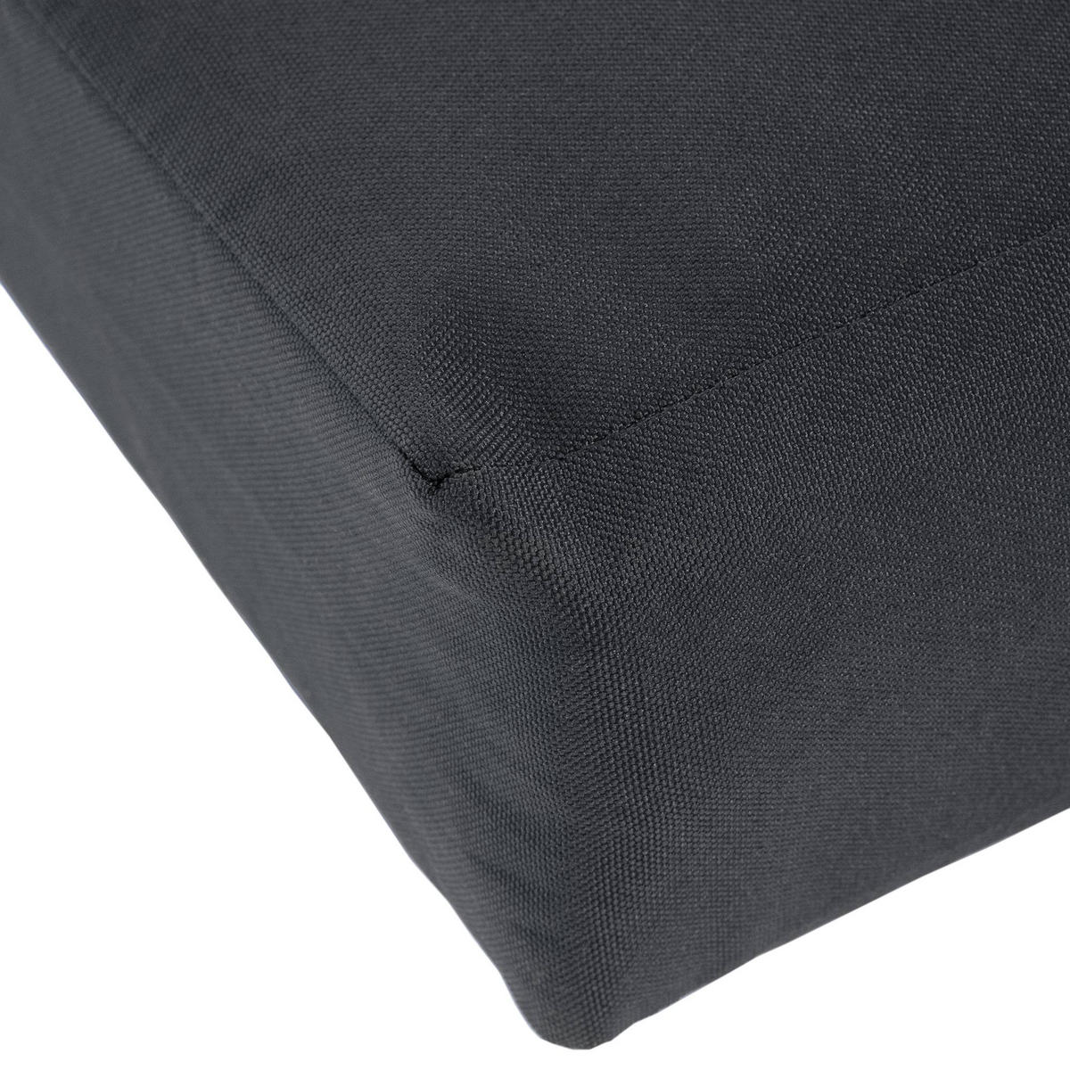 SCHAUKELBANK Muver Holz Dunkelgrau Hängebank - Dunkelgrau, Holz (180/62/70cm) - DELUKE