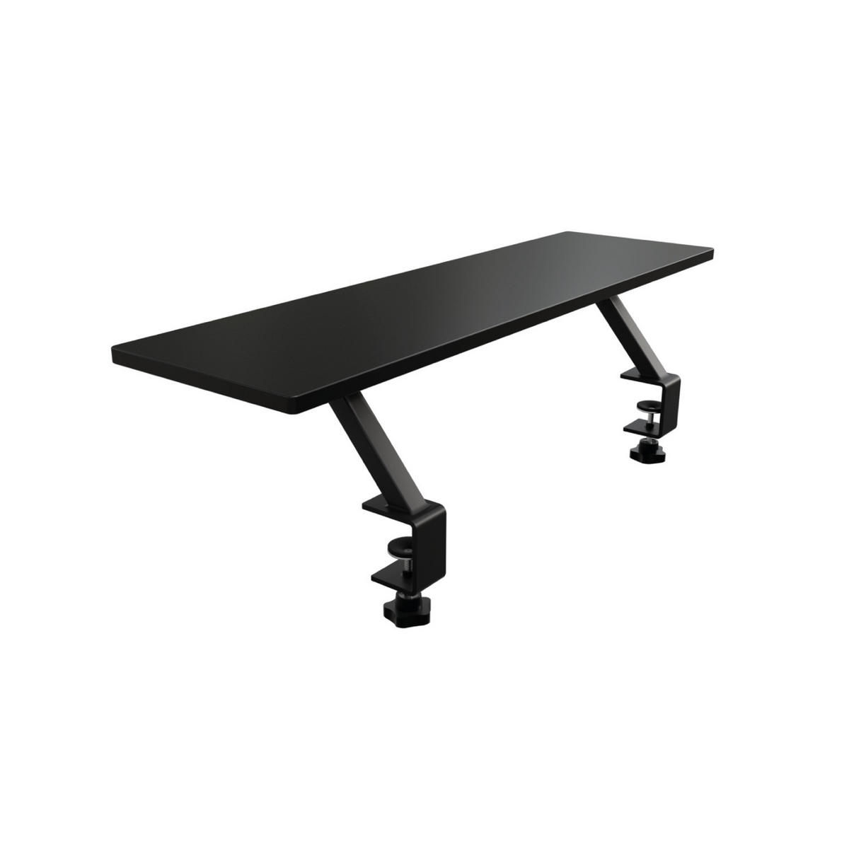 SCHREIBTISCHAUFSATZ Arena 80/23/15 cm Schwarz - Schwarz, Metall (23/80/15cm) - Arozzi