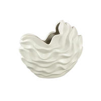 TOPF Kaylagh Beige 25/10/22cm - Beige, Keramik (22cm) - PTMD Collection