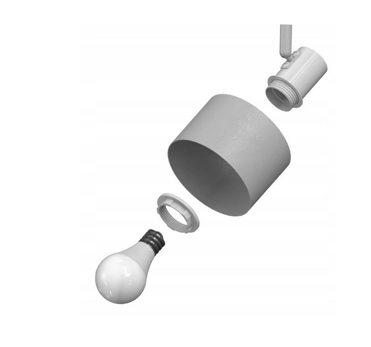 DECKENLEUCHTE Ecru - Beige/Goldfarben, Metall (30/30/21cm) - kiki design