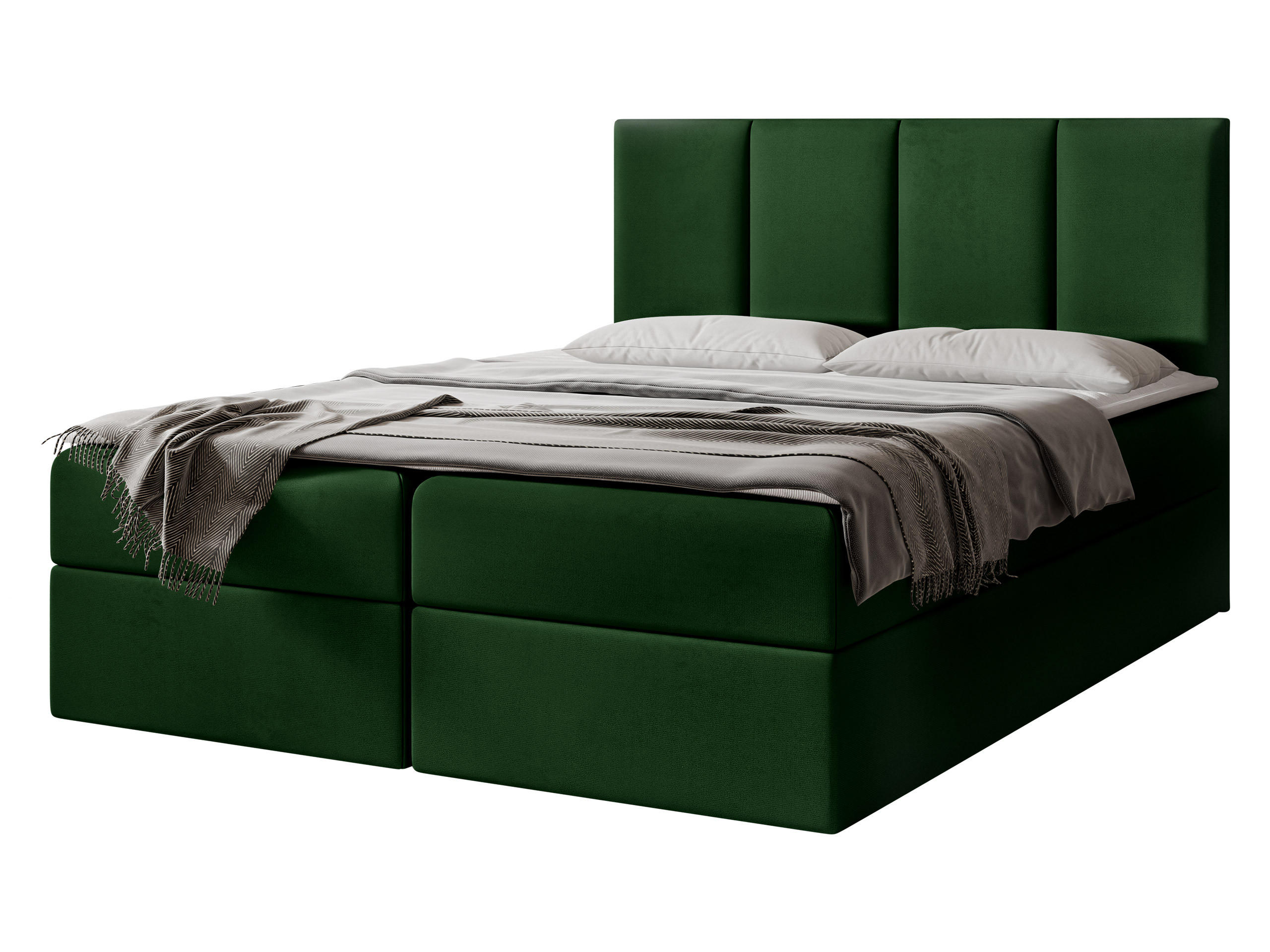 BOXBETT Rebos - H3 - Grün, Holz/Textil (140/200cm) - MIRJAN24