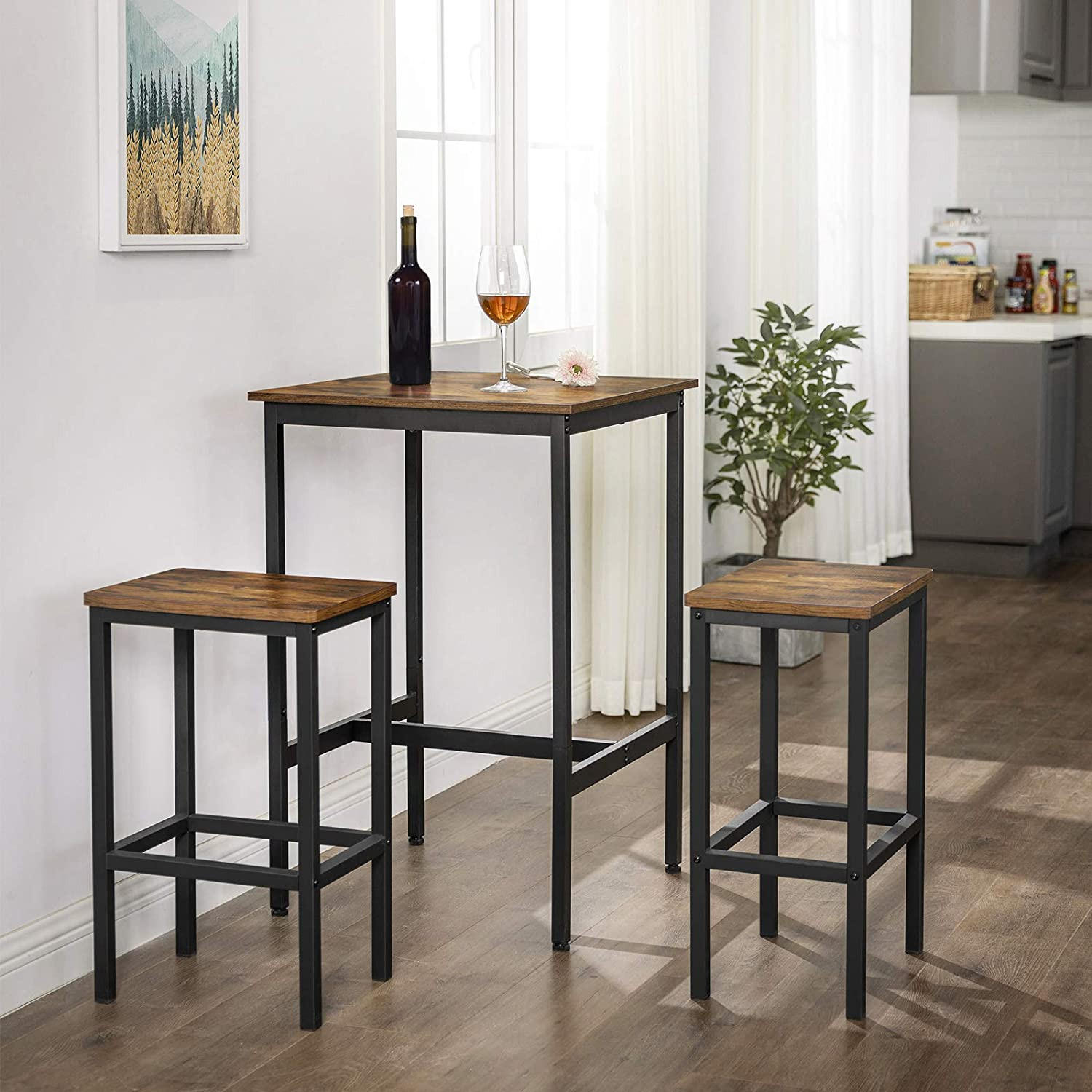 BARTISCH - Braun, Holzwerkstoff (60/90/60cm) - Hansiro