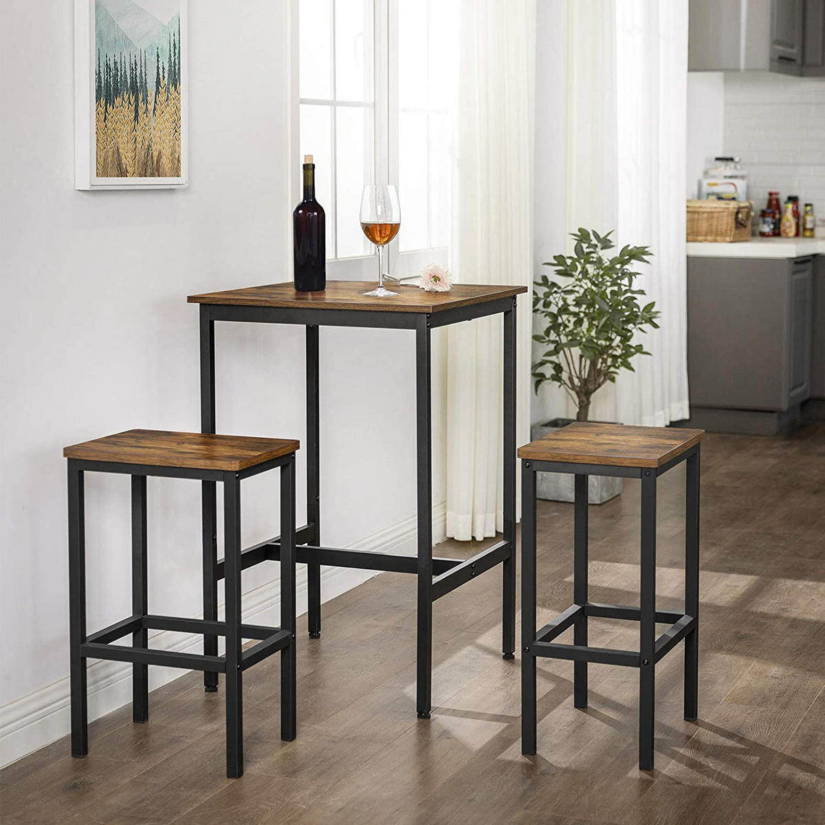 BARTISCH - Braun, Holzwerkstoff (60/90/60cm) - Hansiro