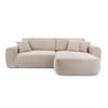ECKSOFA HAPPO CORD PLUSH Beige - Beige, Textil (297/169cm) - Luxkor24