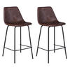 BARHOCKER Lucien Braun 65cm 2er-Set - Braun, Kunststoff (43/94/50cm) - Happy Garden