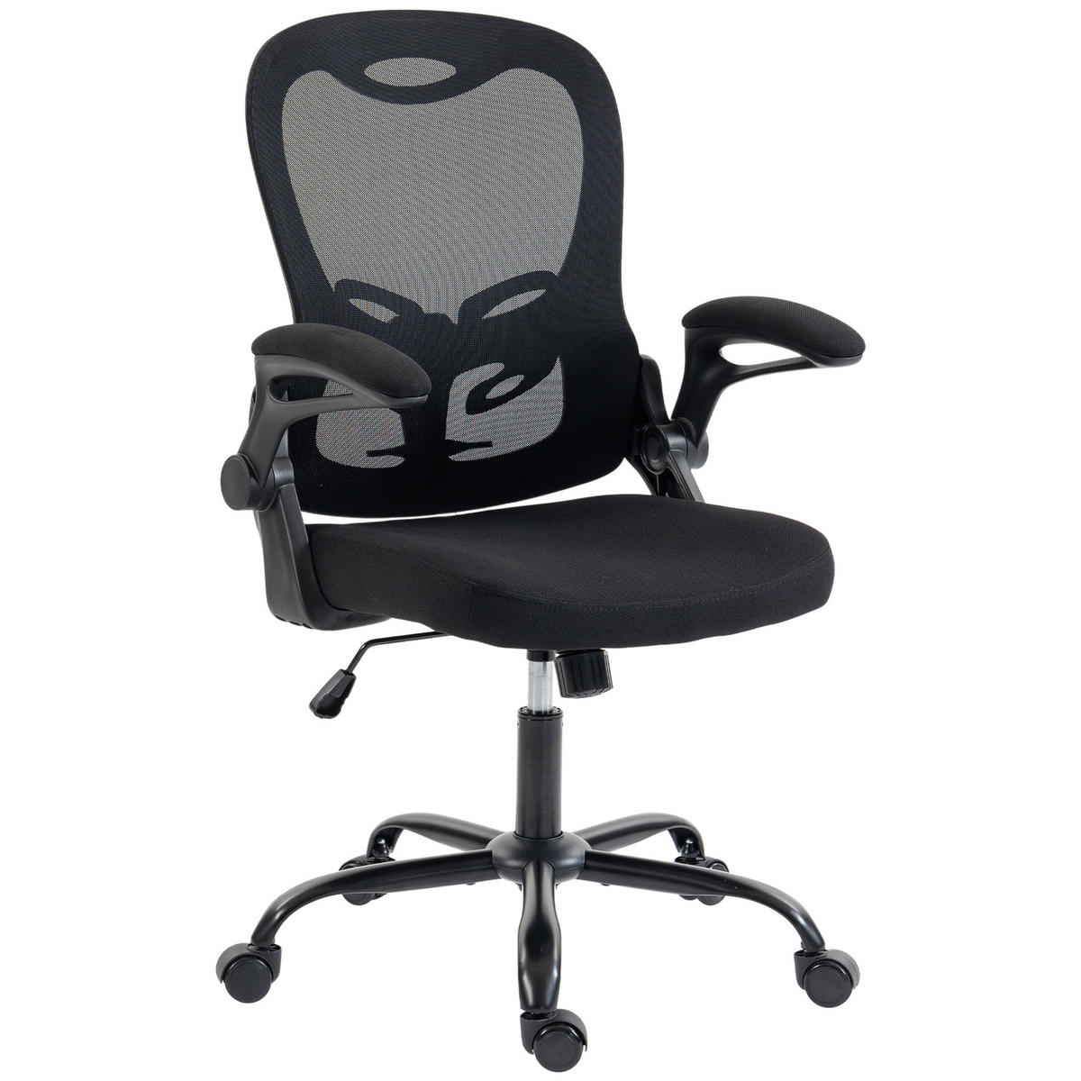 DREHSTUHL PANG-K8N4V2 Schwarz - Schwarz, Kunststoff (58/110.5/62cm) - PANGIVO