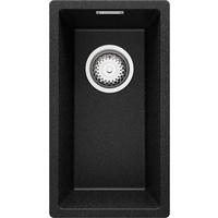 UNTERBAUSPÜLE GRANIT London, 2-er set Anthrazit 26/47 cm 1 Becken + Ablauf-Set ab 30er Unterschrank - Chromfarben/Anthrazit, Kunststoff (26/20/47cm) - Primagran