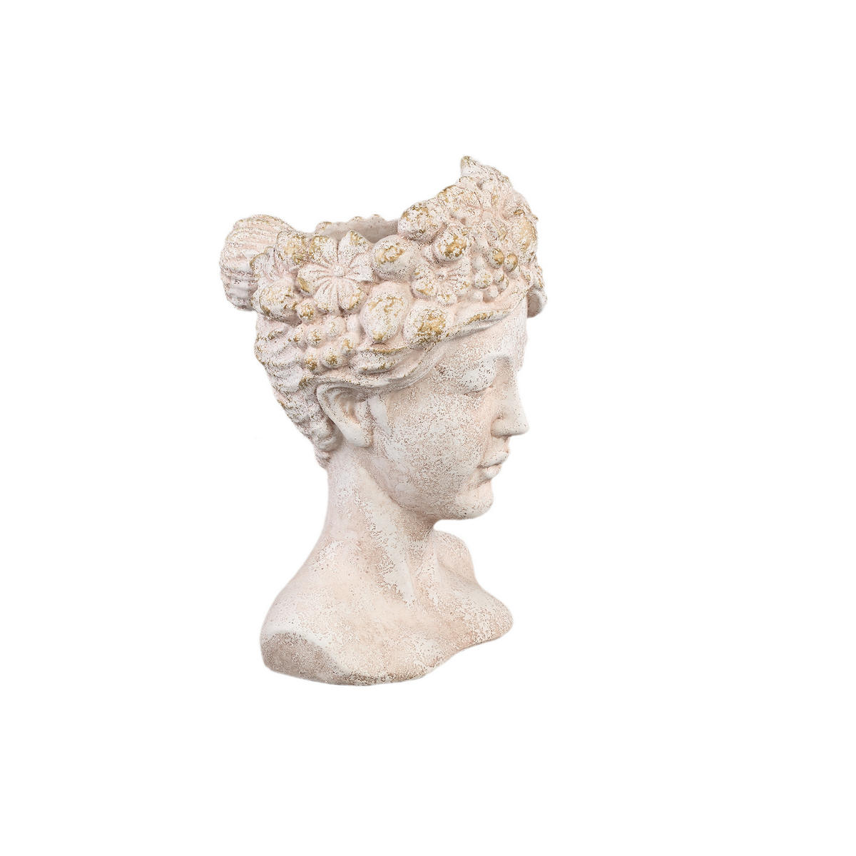SKULPTUR Sherlene Beige 23/21.5/36cm - Beige, Stein (21.5/36/23cm) - PTMD Collection