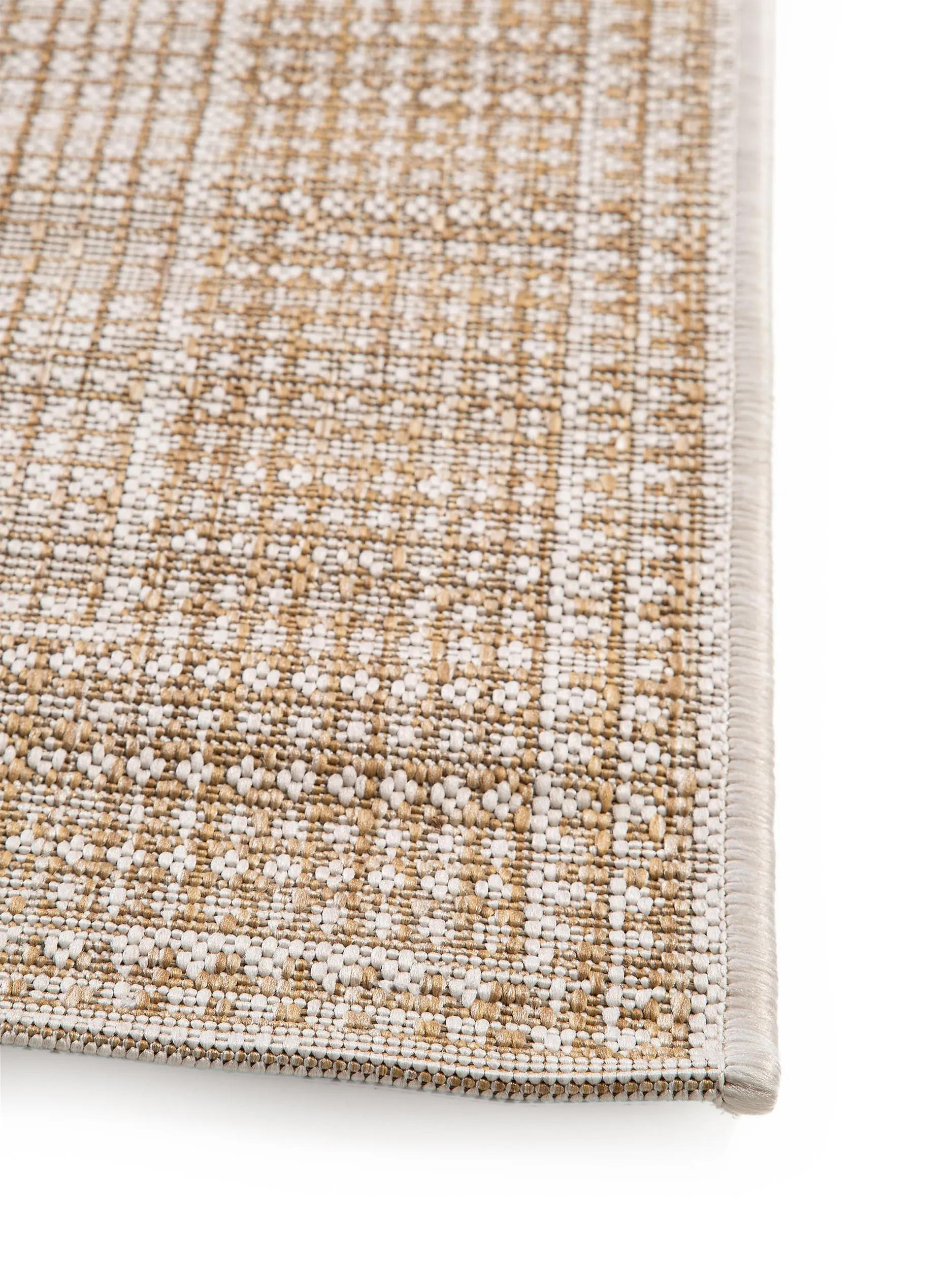 benuta Outdoorteppich Creme 160x230 cm
