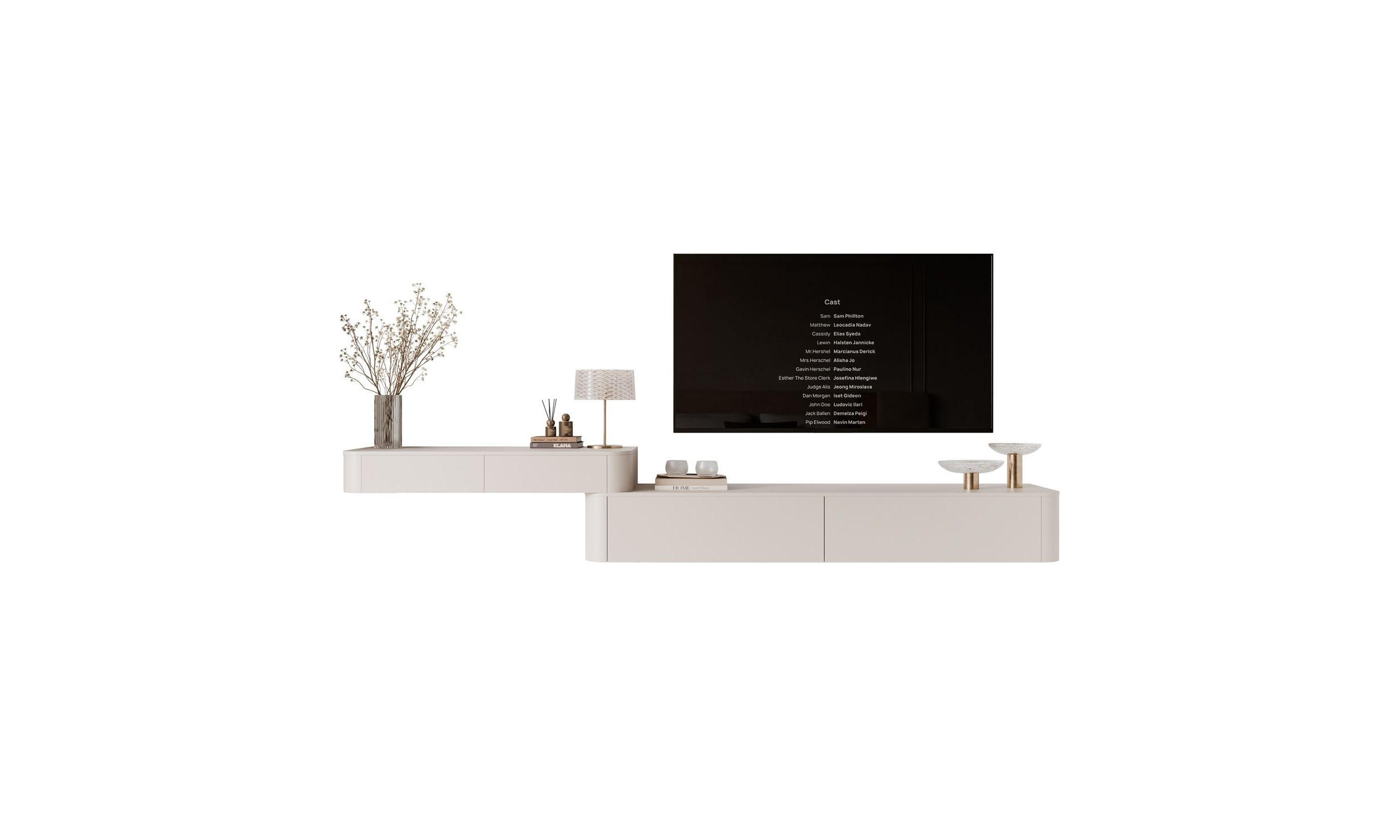 Lookway Tv-Möbel-Set Kaschmir 272x43x40 cm