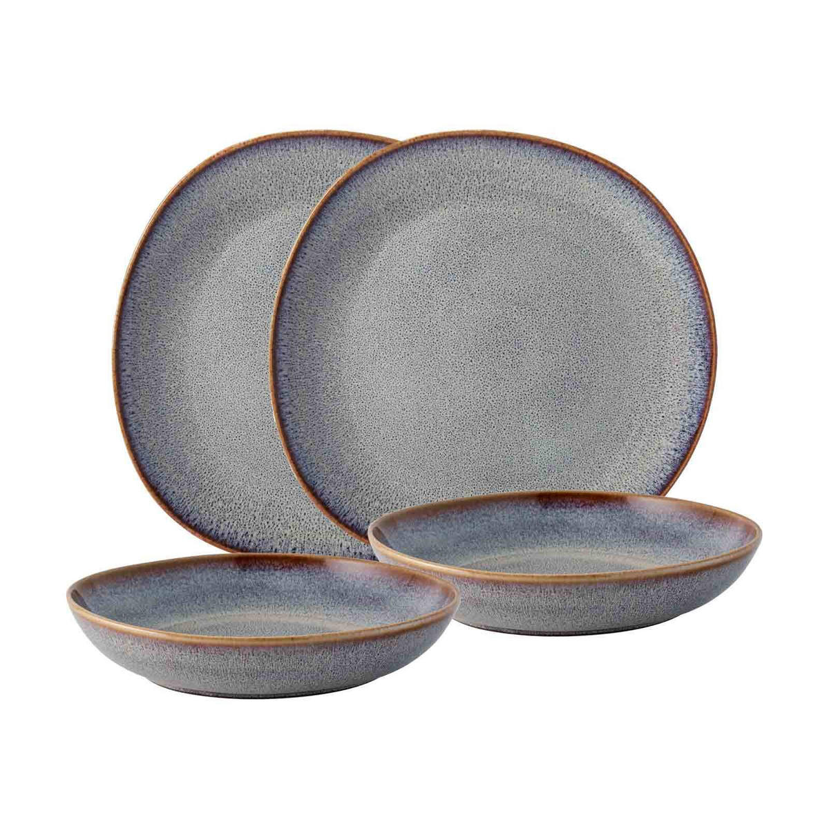 TAFEL-SET Lave Beige 4er Set - Beige, Keramik (1/1/1cm) - like.Villeroy & Boch