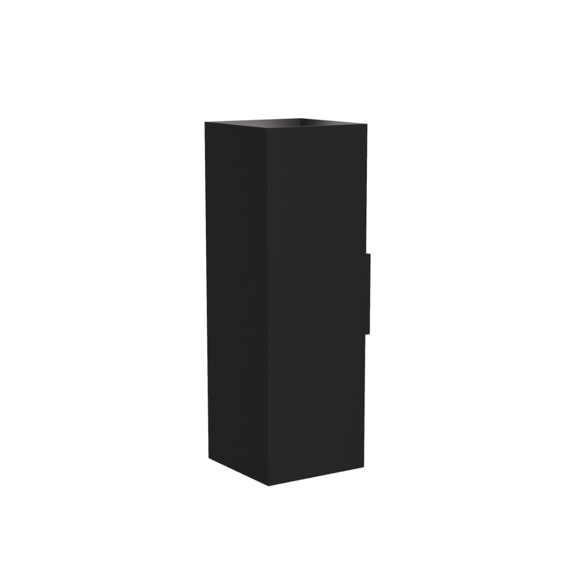Lumicom Wandleuchte Schwarz 6x18x6 cm