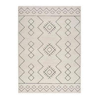 KURZFLORTEPPICH Weiß Malika 160/230 cm - Weiß, Naturmaterialien/Textil (160/230cm) - Atticgo