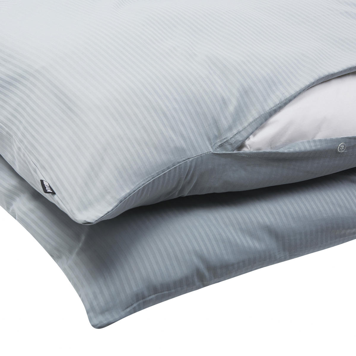 BETTWÄSCHE SET Avondale 240x220 cm - Grau, Textil (240/220cm) - Beliani