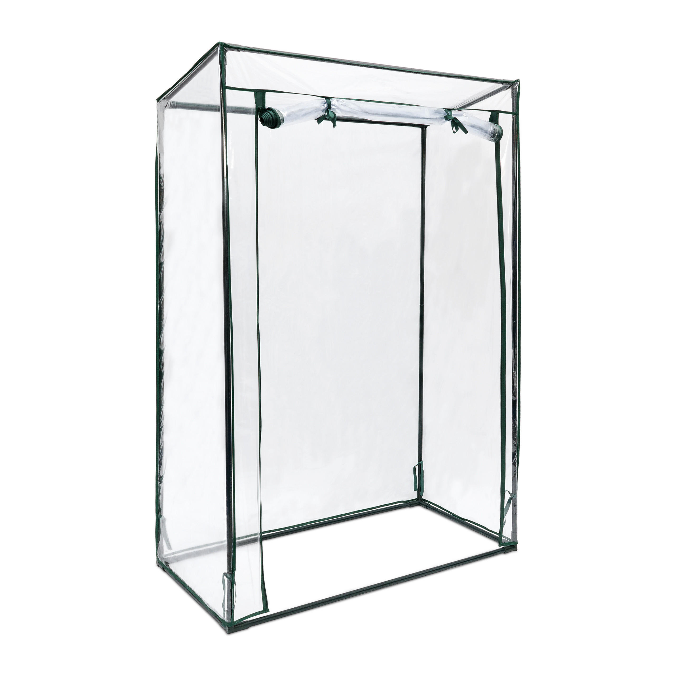 GEWÄCHSHAUS - Transparent, Kunststoff/Metall (100/150/50cm) - Relaxdays