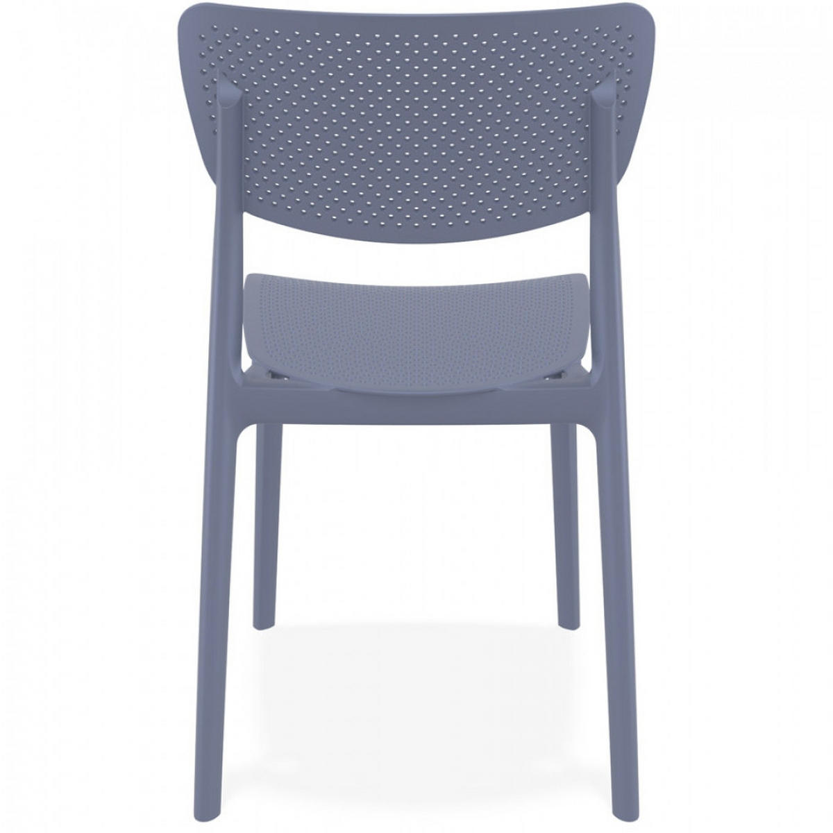 STUHL grau 45x82x53cm - Anthrazit/Grau, Kunststoff (45/82/53cm) - AlterEgo