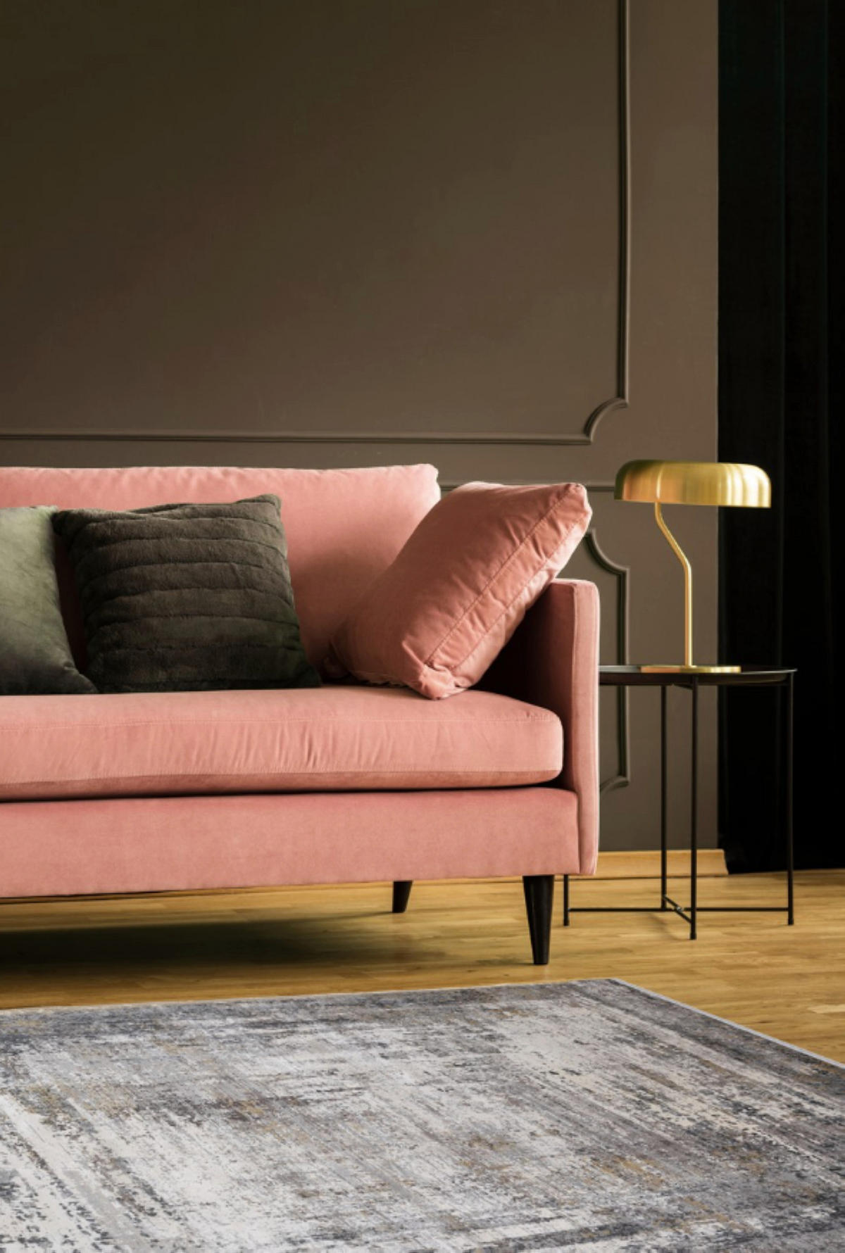 TEPPICH modern Wohn-/Schlafzimmer Viskose BRODERIE Grau 300x400 cm - Grau, Textil (300/400cm) - Novatrend