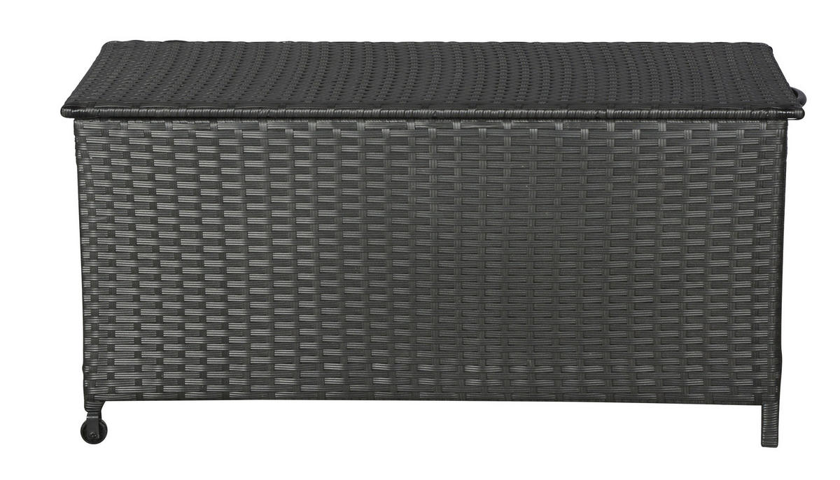 KISSENBOX Schwarz - Schwarz, Holzwerkstoff (133/63/54cm) - ebuy24