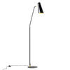 STEHLEUCHTE Norwich - Schwarz, Metall (25/25/160cm) - lux.pro