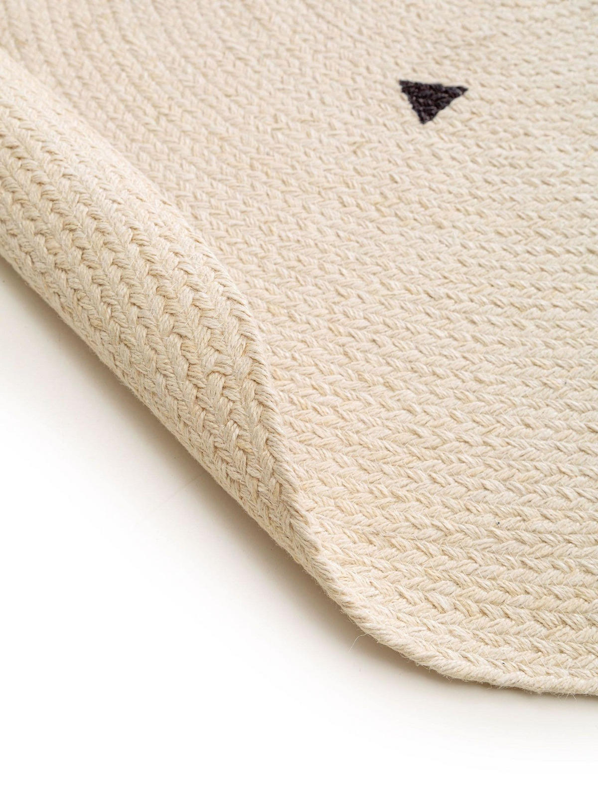 KINDERTEPPICH Pippa Cream ø 160 cm rund - Beige, Naturmaterialen (160/1cm) - KUNSTLOFT