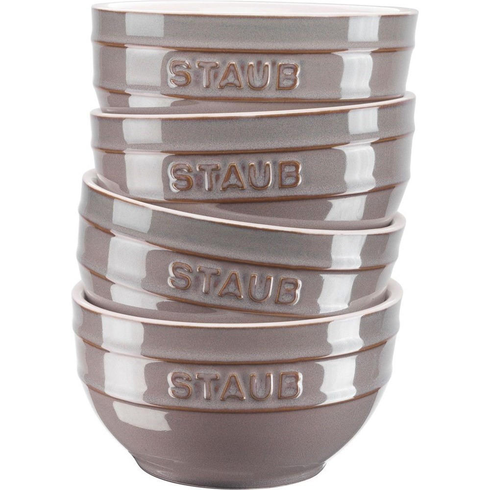 SCHÜSSEL Graphit 14/14/7.5 cm 405081480 - Graphitfarben, Keramik (14cm) - Staub