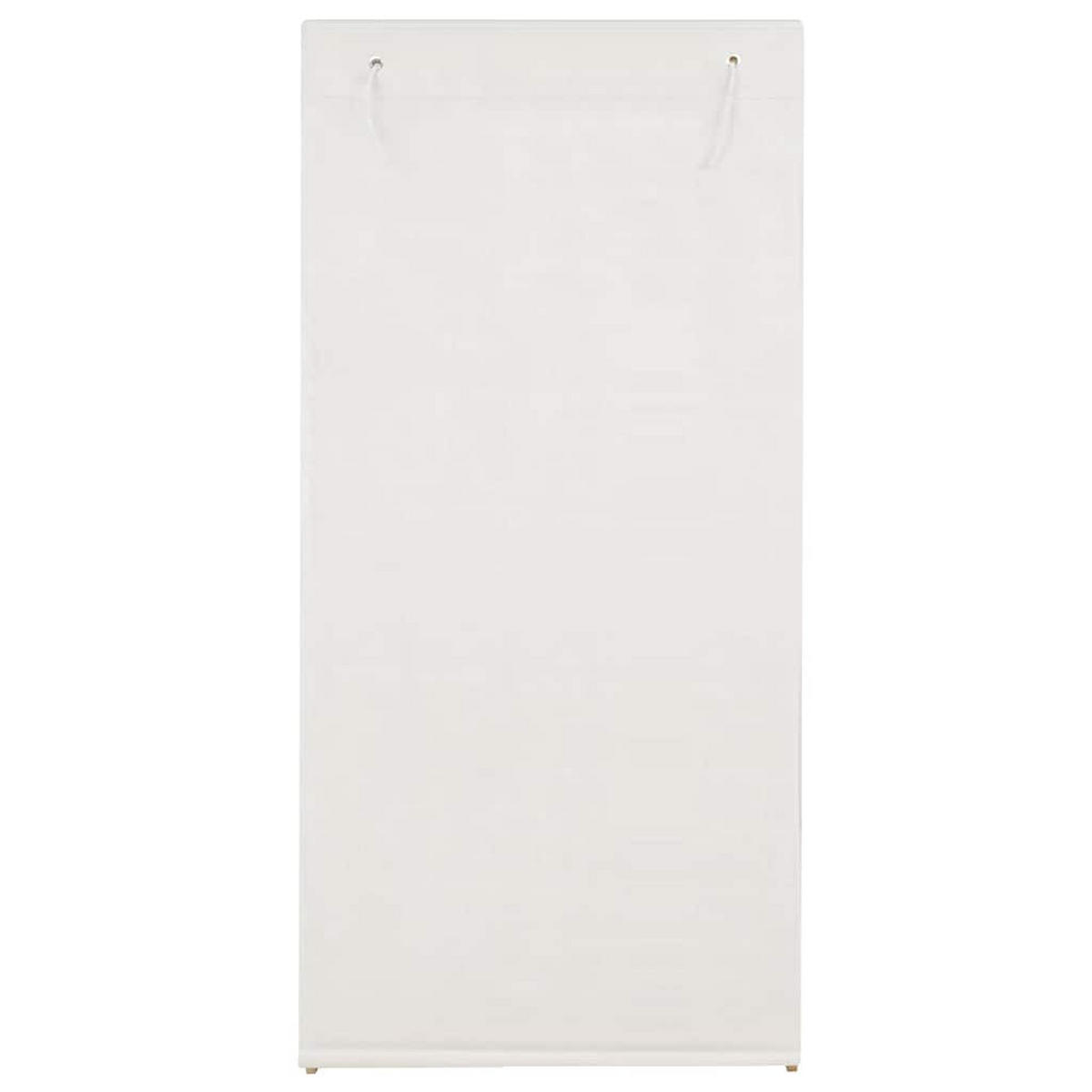 STOFFSCHRANK mit 3 Ablagen, 1 Rolltür 79/40/170 cm Weiß - Weiß, Holz/Textil (79/170/40cm) - vidaXL