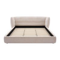 BETTRAHMEN - 2 Personen - Stoff - Beige - - Beige, Textil (140/200cm) - Vente-Unique