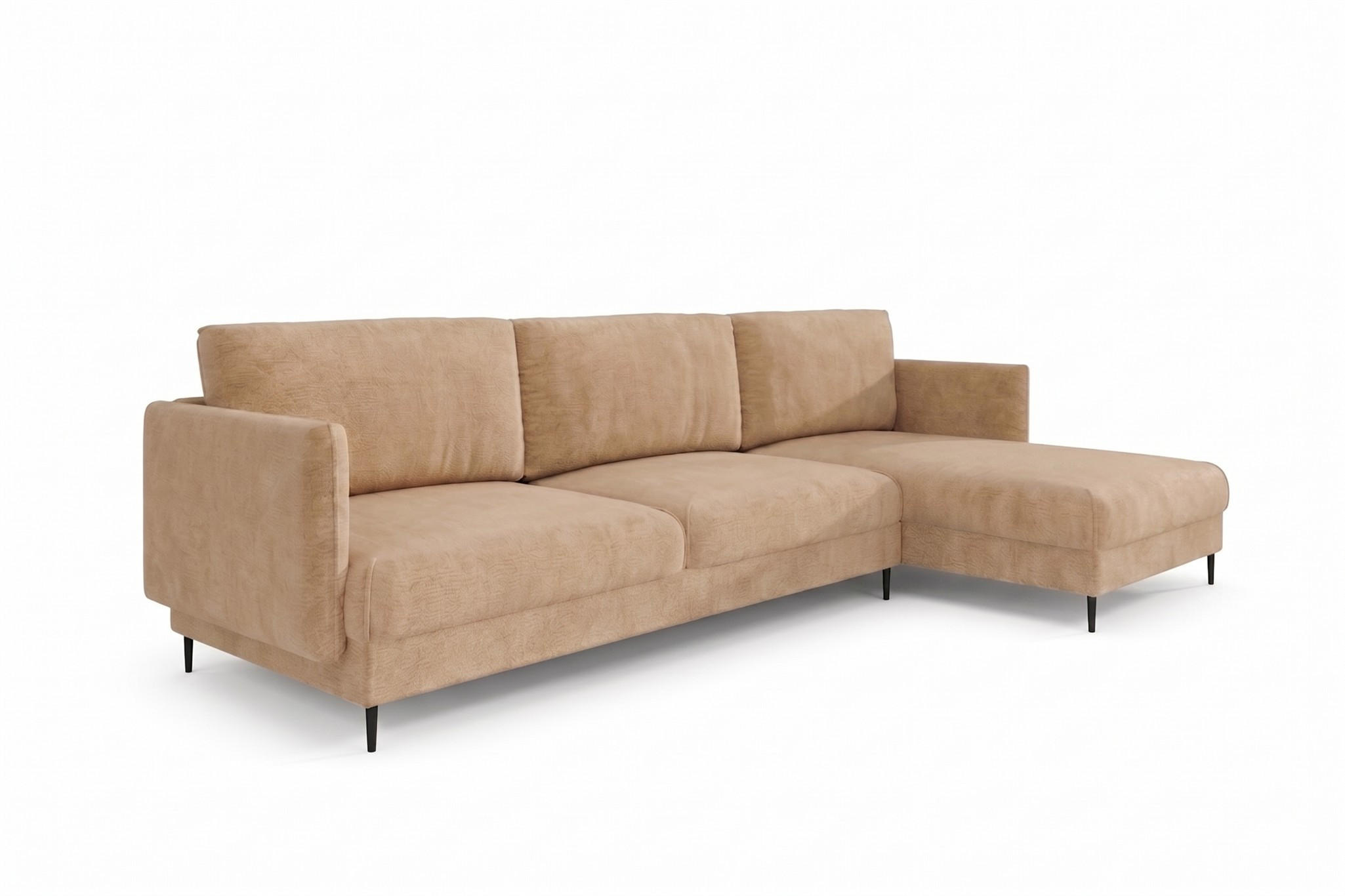 Fun Möbel Ecksofa Beige 323x164 cm