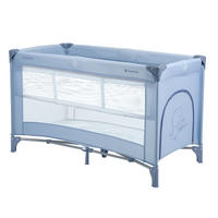 REISEBETT So Gifted blau alt 2 Ebenen Matratze, Tragetasche, Öffnung - Blau, Kunststoff (65/125cm) - Kikka boo