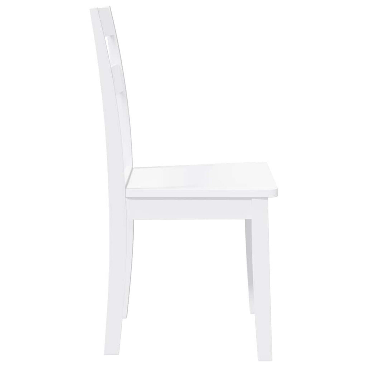 STUHL-SET 2 Stk Ulmenhain 40/89/48 cm - Weiß, Holz (40/89/48cm) - ZMH
