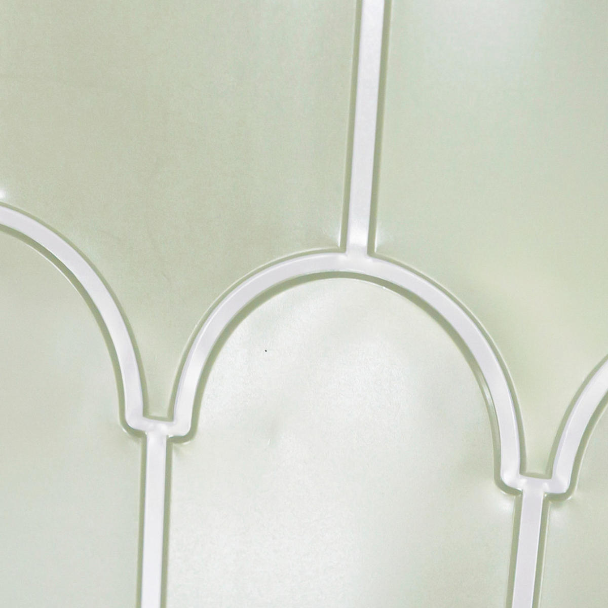 FLIESENAUFKLEBER 1 Stück 30,5 x 30,5 cm Selbstklebende Fliesen - Corbe Verde - Grün, Kunststoff (30.5/0.16/30.5cm) - Mazovia