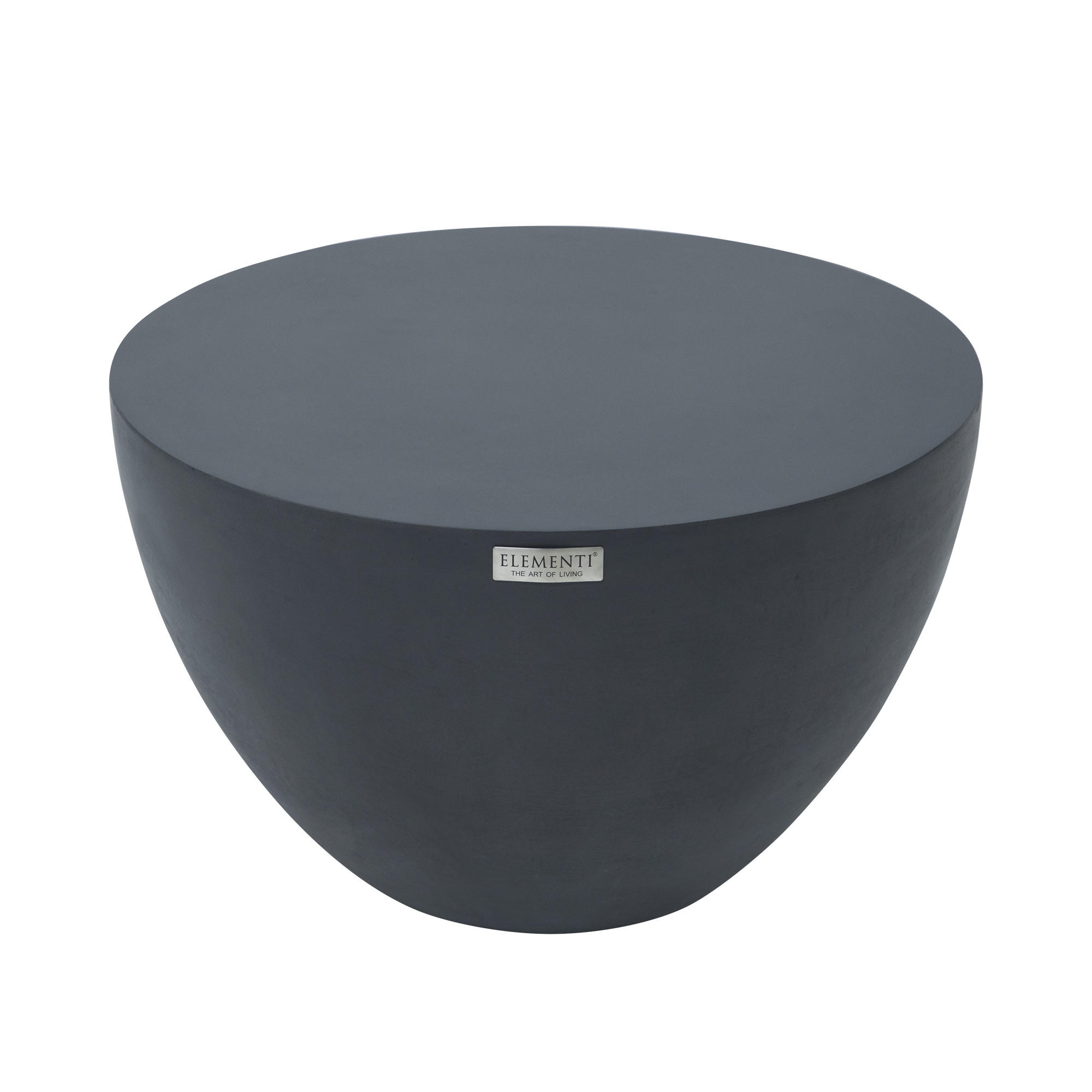 Elementi Couchtisch Schwarz 66x41.5x66 cm