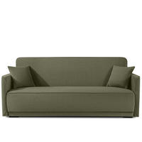 EINZELSOFA LIRIS, 3 Personen, Oliv - Olivgrün, Holz/Holzwerkstoff (208/91/98cm) - KONSIMO®