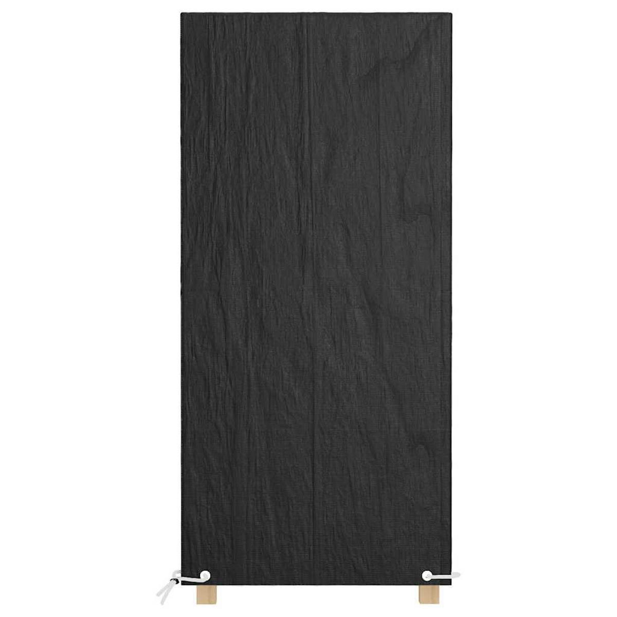 ABDECKUNG Für Gartenstuhl 8 Ösen 75/70/140 Cm Polyethylen - Schwarz, Kunststoff (70/75/140cm) - vidaXL
