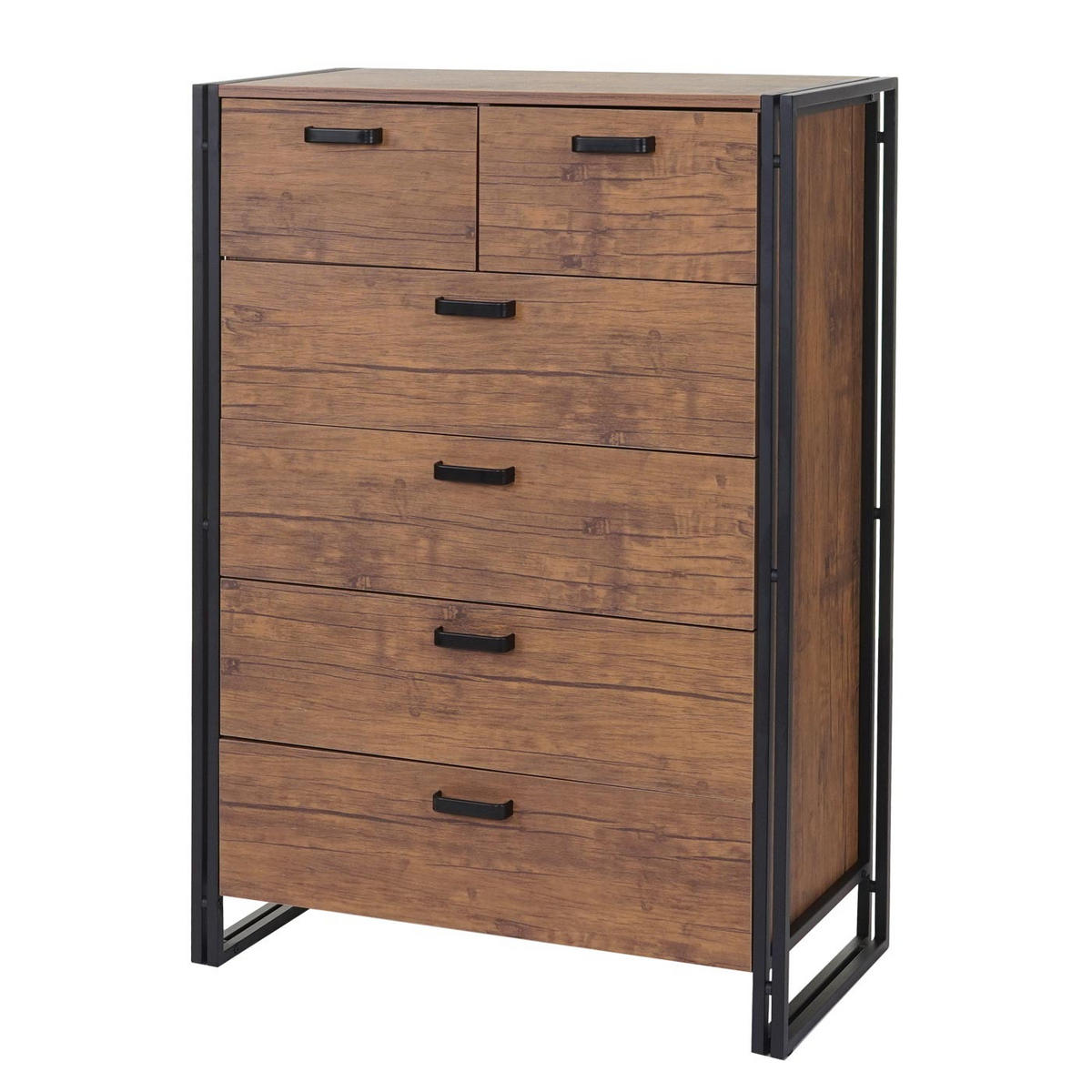 HIGHBOARD Wildeiche Dekor - Wildeiche, Holzwerkstoff (80/115/40cm) - MCW