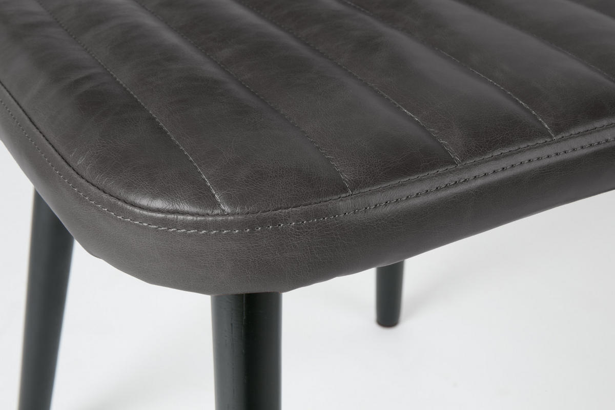 ESSZIMMERSTUHL Jake - Schwarz - 58/46/81 cm - Schwarz, Textil (46/81/58cm)