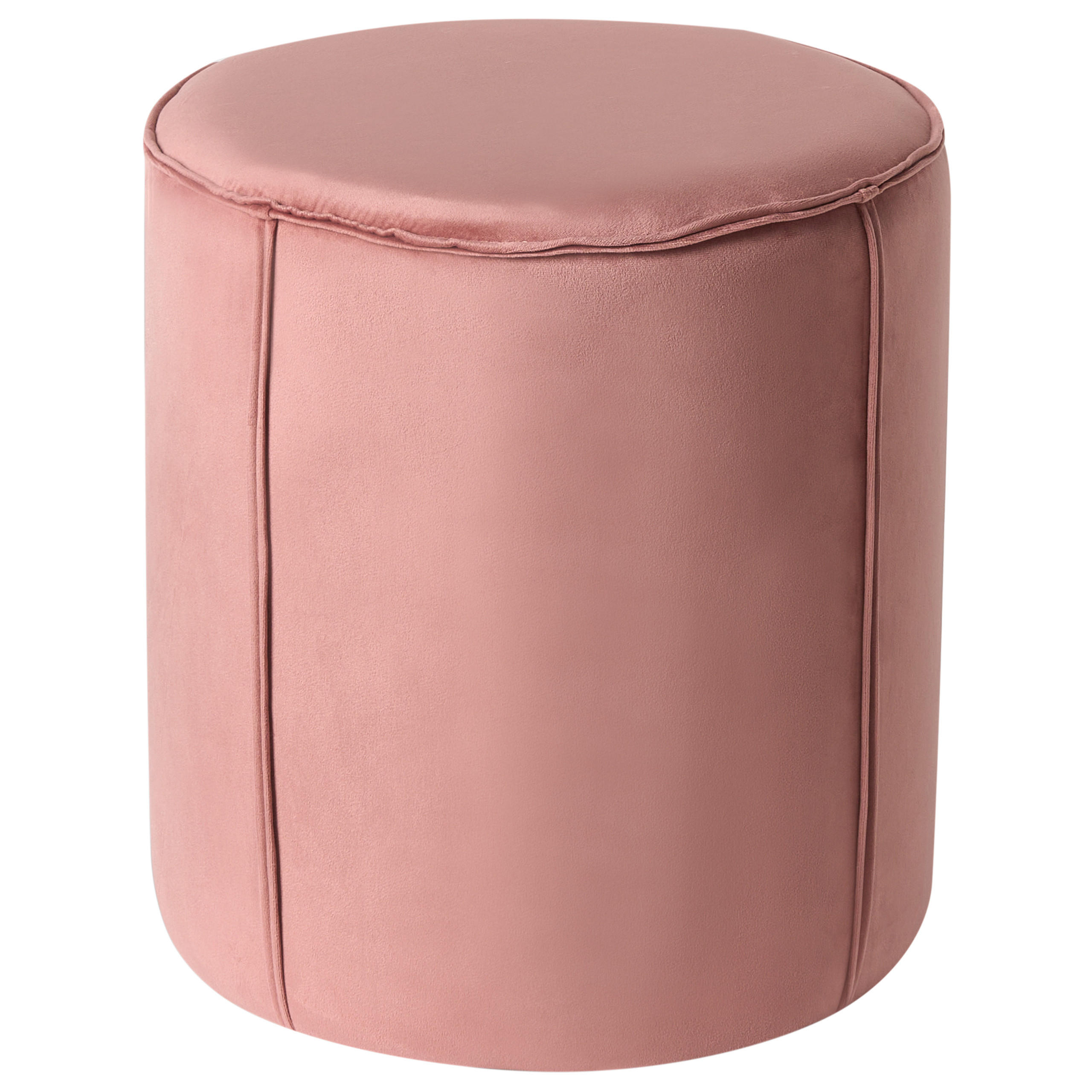 POUF Rosa Sedona - Pink, Textil (40/43/40cm) - Beliani