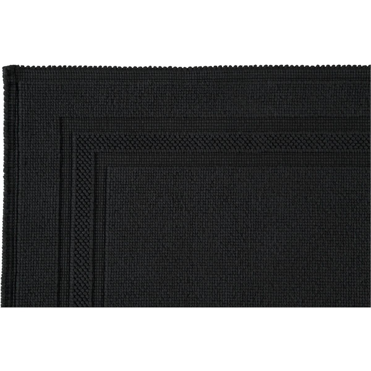 BADEMATTEN GALA SCHWARZ - 15 - Schwarz, Textil (70/120cm) - Rhomtuft
