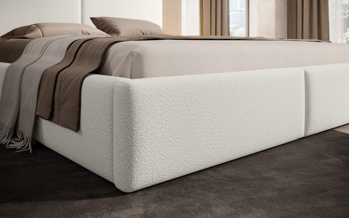 POLSTERBETT Toreira Slim 120x200 cm Creme - Creme, Holz/Textil (120/200cm) - Fedve