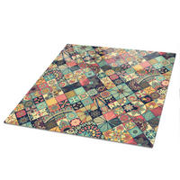 TISCHPLATTE 50x50 cm – Mosaik der Farben - Beige, Glas (50/50/0.4cm) - Wallfluent